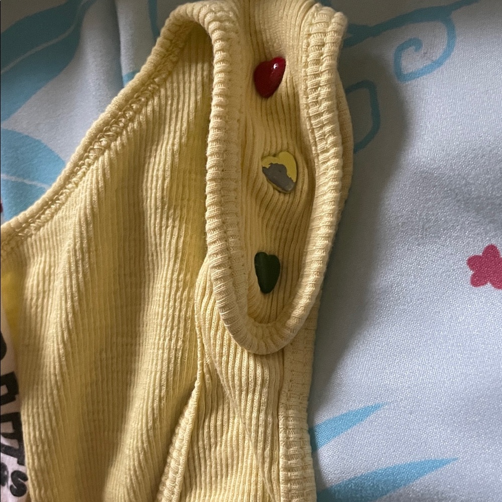 Harajuku Lovers Yellow Tank Top - Picture 4 of 5